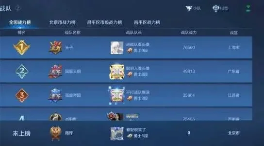 王者游戏排行榜咋看的-王者排行查看全攻略